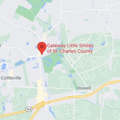 map showing location of Gateway Little Smiles Cottleville location